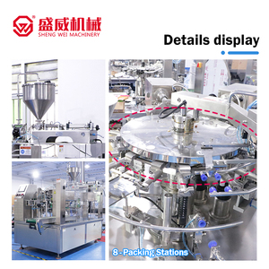 Nước sốt cà chua đồ uống chất tẩy rửa nhớt thạch dầu ăn đồ uống đứng lên túi dây kéo PREMADE Túi doypack máy đóng gói - Product Image 3