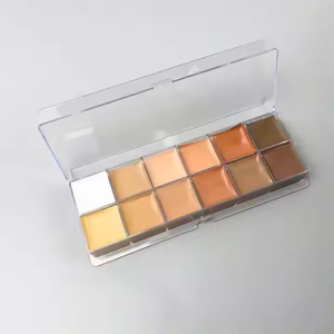 Paleta de contorno de corrector de 12 colores veganos y paleta de corrector de crema de resaltador de etiqueta privada - Product Image 2