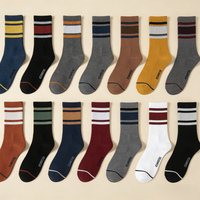Chaussettes de compression vintage jetables en coton respirant, décontractées, personnalisées, de créateur, antibactériennes, absorbant la transpiration, pour le printemps