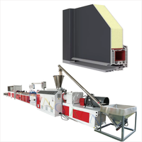 Ligne d'extrusion de cadres de portes en PVC, production personnalisée de profilés de portes en WPC, machine de fabrication de cadres de fenêtres et de portes en UPVC, bonne qualité
