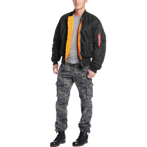 New <strong>Navy</strong> Flight Men Ma-1 Reversible <strong>Jacket</strong> Mens <strong>Padded</strong> <strong>Jacket</strong> - Product Image 2