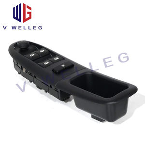 Interruptor elevador de vidrio para ventana 6554CF, placa de interruptor de botón de Panel de Control para <span class=keywords><strong>Peugeot</strong></span> <span class=keywords><strong>406</strong></span> Citroen, interruptor de ventana eléctrica del lado del conductor - Product Image 1