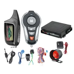 Two-Way Car Alarm TW04 with Remote to Engine Start One-Way Remote LCD Remote Controller Optional Car Security System