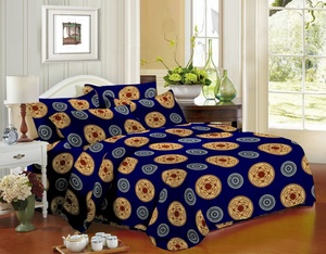 Vente en gros chine usine nouveau style ensembles de literie d'hiver tissu microfibre 100% polyester pour drap de lit ensemble de drap-housse - Product Image 4