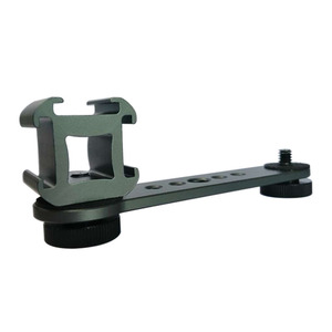 Soporte de aluminio para palo selfie con adaptador para micrófono externo - Product Image 3