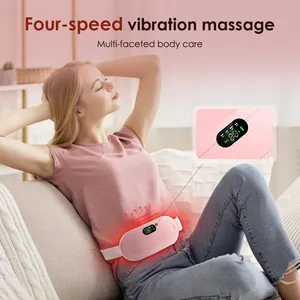 Kks Menstruele Verwarming Pad Smart Warm Paleis Riem Elektrische Periode Kramp Massager Vibrerende Verwarming Taille Riem