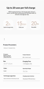 Massaggiatore Elettrico per la Testa con Stimolazione Transcranica Elettroterapica Ipnosi per Alleviare Ansia e Insonnia Aiuto per il Sonno - Product Image 6