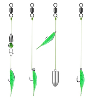 Palmer 10 pièces Wobblers Mini océan Rock pêche leurres souples appâts souples 3.5cm ver souple appâts artificiels basse Silicone leurre de pêche