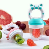 Biberon en silicone pour bébé, cuillère à jus, sucette, molaires, gobelet, gommes, fruits et légumes