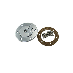 Tapa de Tanque de Combustible de Aluminio Mecanizada por CNC, Negra y Plateada, Tapa de Combustible de Rápida Acción, Diseños Personalizados para Autos - Product Image 6