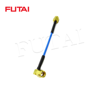 Câble coaxial RF semi-flexible SS405 SMA mâle coudé vers SMA mâle pour systèmes aérospatiaux et radar