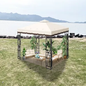 High Quality Pavilion, Wrought Iron Gazebo, Double Top Rainproof Pavilion Professional Roma Waterproof Exhibition Tents