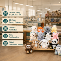 Porte-clés en peluche douce personnalisé mignon, animaux en peluche Kawaii (renard, panda, cochon, chien, husky, mouton), jouet porte-clés, breloque de sac moelleuse, cadeau pour filles