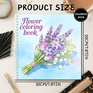 Cuaderno para Colorear con Diseño Personalizado, Cuaderno Espiral para Niños y Adultos, Material Escolar, Alivia el Estrés - Product Image 6