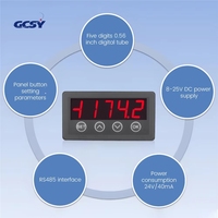 Affichage LED avec écran, communication MODBUS-RTU, interface série RS485, maîtrisable, esclavierable, moniteur, DC 8-25V