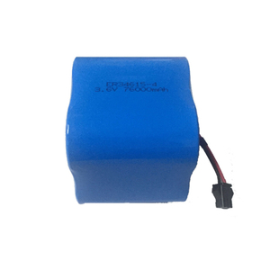D dimensioni LSH20 1 s2p ER34615 batteria al litio 38AH 3.6V Lisocl2 batterie con condensatore 1020 1025 su misura PH2.0 riserva 150mm - Product Image 6