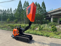 Antspower 2026 Certifié CE, Capacité de charge 600 kg, Mini-dumper sur chenilles à moteur diesel, Vente directe usine