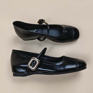 <span class=keywords><strong>JOYTIME</strong></span> Chaussures plates Mary Jane à enfiler pour femme, dessus en microfibre, bride réglable, semelle souple en caoutchouc, rehaussantes, toutes saisons - Product Image 3