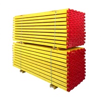 WUFANG 200mm 12mm Thick High Quality Waterproof Spruce Pine Wood H20 Timber Beam Yellow Painted Eco-friendly Wooden Girder