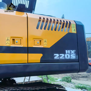 Vente flash, excavatrice sur chenilles Hyundai HX220S d'occasion de bonne qualité, excellentes performances, poids lourd de 21,5 tonnes, excavatrices d'occasion Hyundai - Product Image 2
