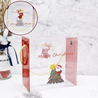 Boîte en plastique personnalisée, boîtes d'emballage transparentes, boîte en plastique acétate, boîte en plastique écologique PET/PP/PVC, boîte de Noël en plastique