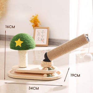 Struttura per arrampicata in legno Sisal per gatti con struttura in legno per gatti perfetta movimento interattivo per animali domestici - Product Image 1