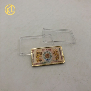 Lingot d'or en gros, <span class=keywords><strong>dragon</strong></span> chinois, phénix, 100 quintillions, pièce de monnaie plaquée or 24 carats, lingot massif - Product Image 4