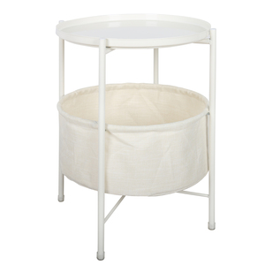 Hot Sale Small <strong>Table</strong> Modern Metal <strong>Side</strong> <strong>Table</strong> for Living Room <strong>Round</strong> Movable Tray <strong>Storage</strong> Basket Coffee <strong>Table</strong> - Product Image 4