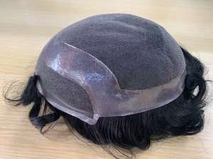 Sistema <span class=keywords><strong>de</strong></span> Reemplazo Capilar para Hombres HZ095, Peluca para Hombres, Base <span class=keywords><strong>de</strong></span> Láser y PU, Estilo HW, Peluca <span class=keywords><strong>de</strong></span> Cabello Humano Real - Product Image 2