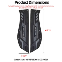 Repose-pieds en caoutchouc antidérapant pour moto Yamaha NVX AEROX 155 V2