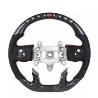 Volant de voiture personnalisé en fibre de carbone véritable adapté aux Dodge RAM 1500 2500 2018 2019 2020 2021 2022 TRX Rebel Laramie