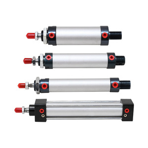 กระบอกลมอลูมิเนียมขนาดเล็ก รุ่น Energy Mal Series ขนาด 20 25x32 40x50 75 แบบสองทาง พร้อมเกลียวเชื่อมต่อ - Product Image 1