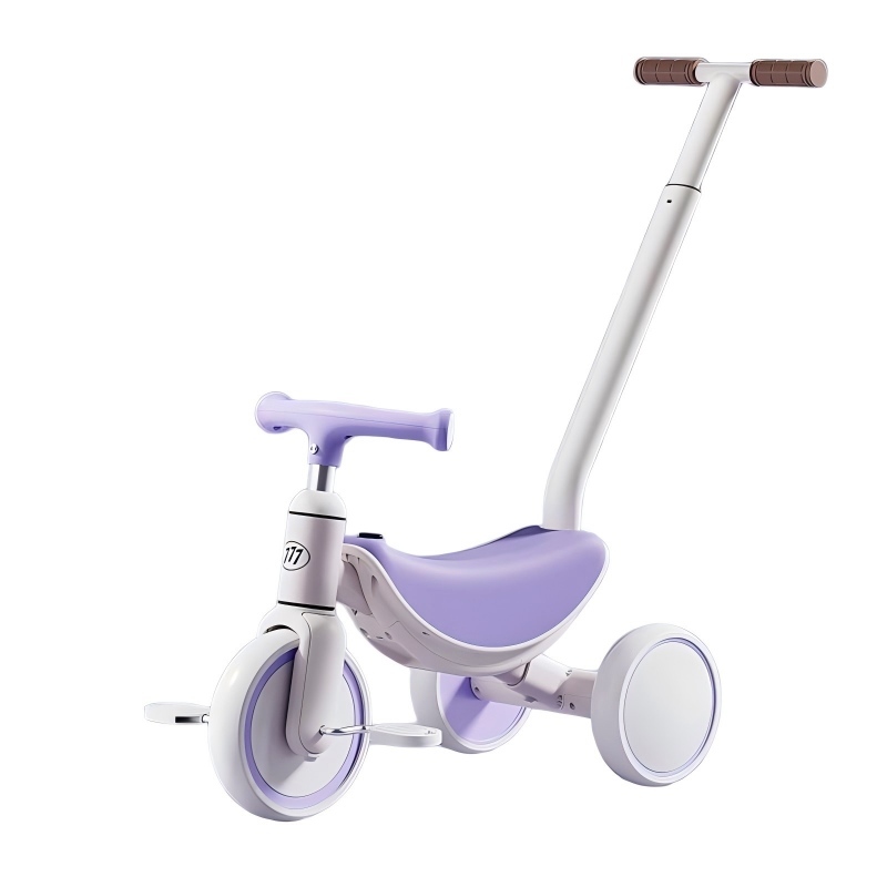 Purple pedals + push handle+$3