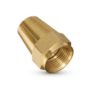 Écrou hexagonal en laiton à col long, métrique, OEM/ODM, diamètre intérieur 15 mm, pour applications industrielles AOL-153 (SAE) # 010111) - Product Image 6