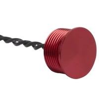 ELEWIND 1NO Interrupteur piézoélectrique à bouton-poussoir rouge en alliage d'aluminium momentané IP68 500mA 24VDC PS161P10YRD1 ROHS CE pour