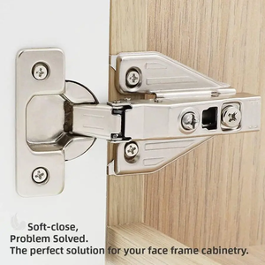 Full Overlay <b>Soft</b> <b>Close</b> <b>Cabinet</b> <b>Hinges</b> <b>for</b> <b>Kitchen</b> <b>Cabinets</b> 105 Face Frame Concealed <b>Cabinet</b> Door <b>Hinge</b> 3 Way Adjustabili - Product Image 6