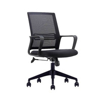 Chaises de bureau ergonomiques en maille, pivotantes, réglables, avec accoudoirs et soutien lombaire, pour ordinateur, ensemble de mobilier de bureau, vente en gros