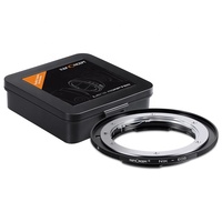K & F Concept trépied En Aluminium Argenté Adaptateur D'objectif pour AI-EOS Monture D'objectif pour Nikon F AI Ai-s Lentille pour Appareil Photo Canon EOS Corps