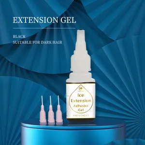 Con người tóc băng mở rộng dính Gel 20g tóc mở rộng keo đen rõ ràng phần mở rộng tóc Gel