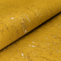 Revêtement mural ignifuge en feuille d'or durable pour hôpitaux et villas