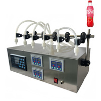 Machine de Remplissage de Liquides à 6 Têtes / Machine de Remplissage de Liquides 10-3500ml / Machine de Mise en Bouteille d'Eau Minérale Pure