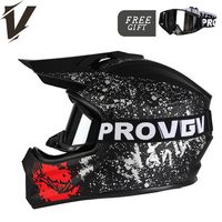 Casque de moto tout-terrain unisexe intégral en ABS |   Casque de rallye pour VTT |   Fermeture à dégagement rapide |   Approuvé par le DOT |   Personnalisé