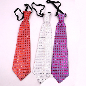 Corbata Luminosa con Luces LED y Lentejuelas de Tela de Nailon para Actuaciones y Fiestas - Product Image 6
