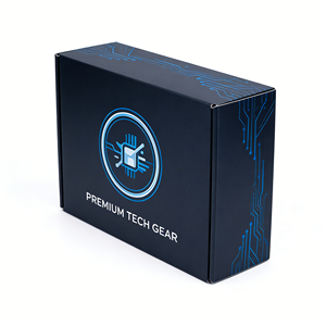 Caja de Embalaje para Productos Electrónicos 3C, Caja de Cartón Corrugado Tipo B y E, Opción de Cierre Automático, Fabricante Personalizado - Product Image 1