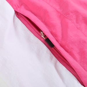 Chaqueta Rompevientos De Nailon Para Hombre Con Cremallera, Estilo Urbano Casual, De Verano, Con Bordado De Patchwork Reflectante 3M Y Logo Personalizado - Product Image 4