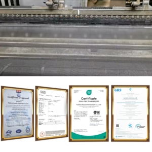 Gaoxin S2500B 100% Polyester Đen Thông Tư Tricot Dệt Warp Knitting Fusible Dính <span class=keywords><strong>Interlining</strong></span> - Product Image 6