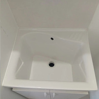 Nouvelle Baignoire à Laver les Vêtements Émaillée pour Usage Résidentiel, Station de Lavage Vintage Utilitaire pour Buanderie, Modèle Belfast Lavatoio