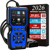Escáner OBD2 V519, Herramienta de Diagnóstico para Autos, Lector de Códigos de Error del Motor, Eliminación de DTC, Transmisión de Datos en Tiempo Real, Escáner Automático para Reparación de Vehículos
