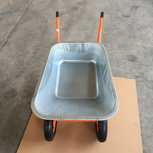 <span class=keywords><strong>Brouette</strong></span> de jardin à double <span class=keywords><strong>roue</strong></span> galvanisée avec deux roues en mousse PU <span class=keywords><strong>pleine</strong></span> pour la Russie et la Pologne - Product Image 5