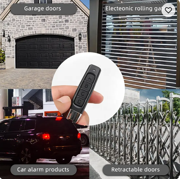Wireless Rf 433mhz Remote Control Copy Code Garage Door Gate Duplicator 433 mhz Key Remote Open